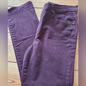 Gloria Vanderbilt Women's Size 12 Jeans Dark Purple